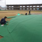 目標グリーン設置工事