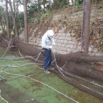 ウィンチ、ワイヤー交換工事