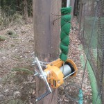 ウィンチ、ワイヤー交換工事