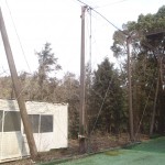 ウィンチ、ワイヤー交換工事