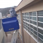 剥落防止ネット設置工事