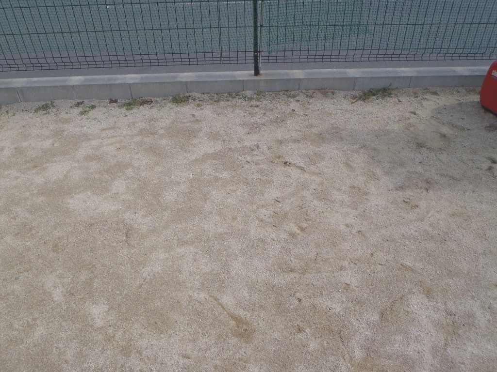 個人宅防球ネット設置工事