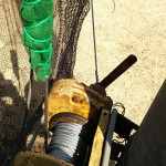 ワイヤー、滑車交換工事