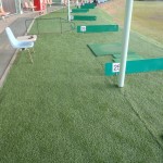 練習場打席人工芝設置工事