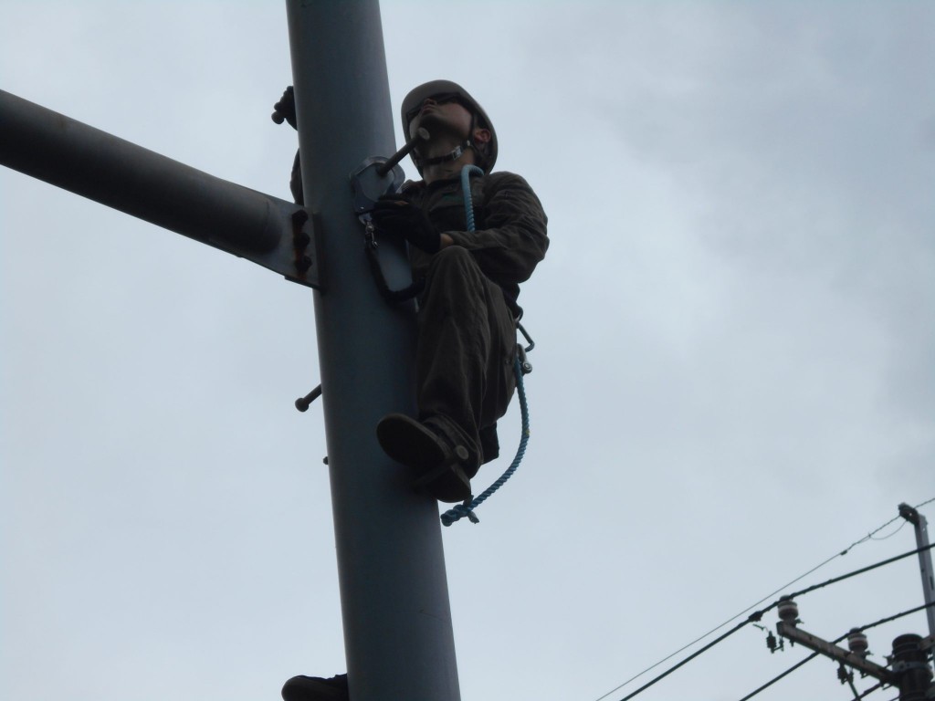 ワイヤー交換工事