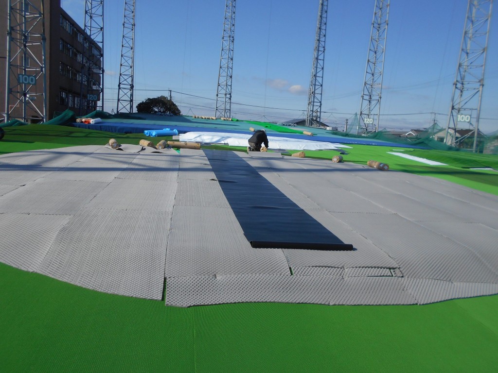 目標グリーン設置工事