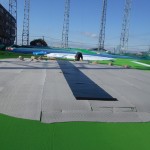 目標グリーン設置工事