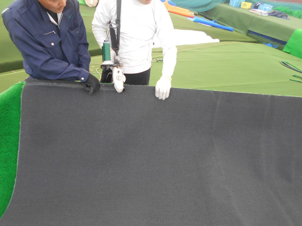 目標グリーン設置工事