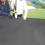 目標グリーン設置工事