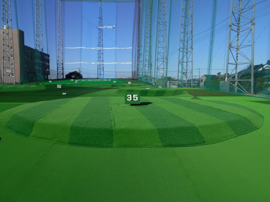 目標グリーン設置工事