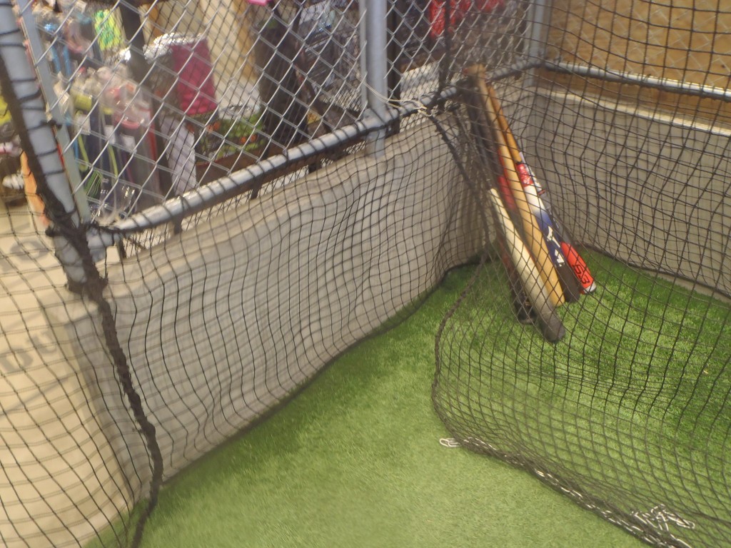 防球ネット増設工事