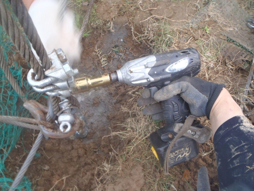 アンカー復旧工事