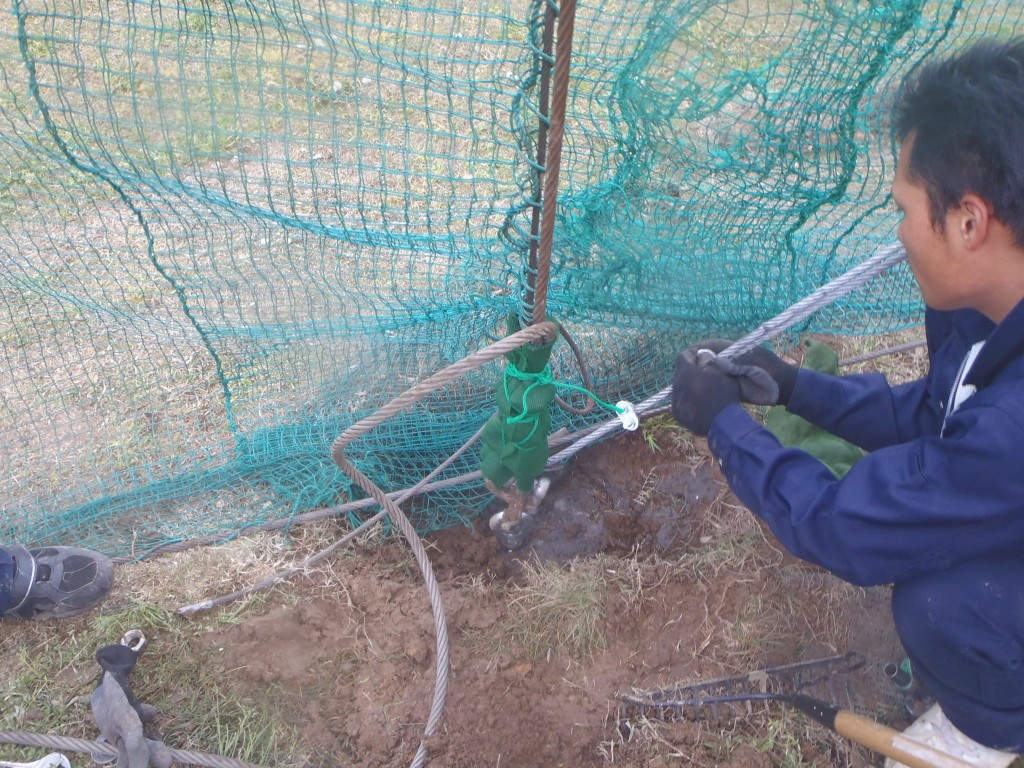 アンカー復旧工事