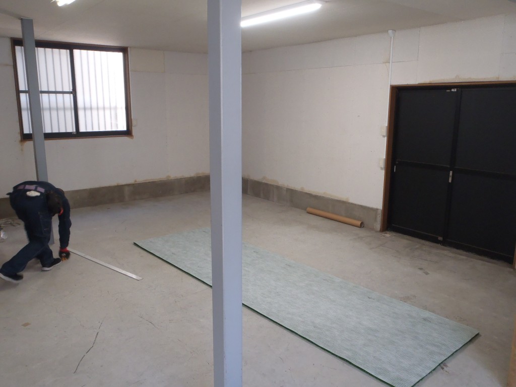 インドアゴルフネット新設工事