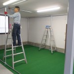 インドアゴルフネット新設工事