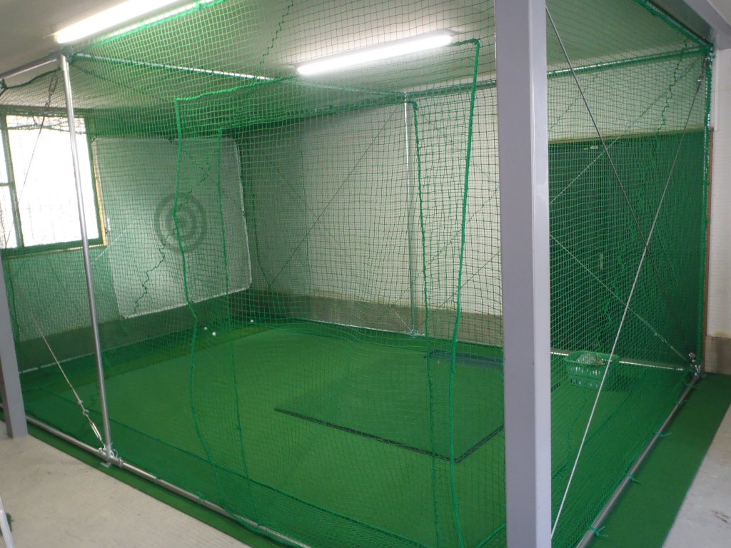 インドアゴルフネット新設工事