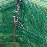 防球ネットガイドアンカー復旧工事