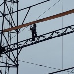 ゴルフ練習場メンテナンス工事