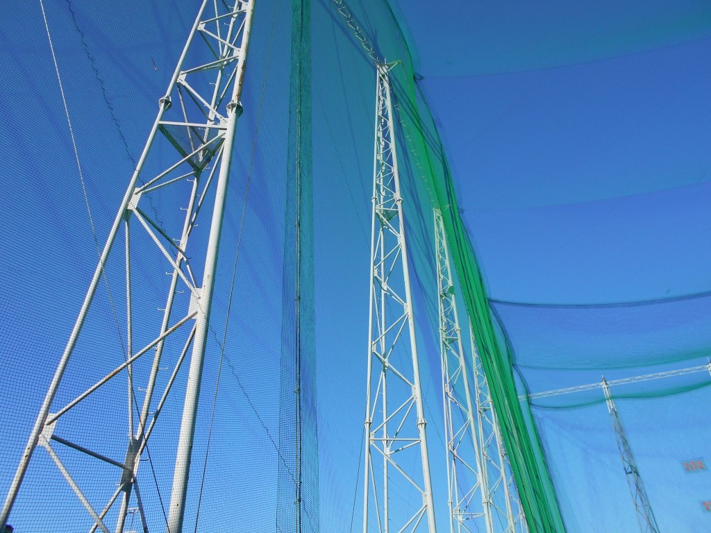 防球ネット張替工事