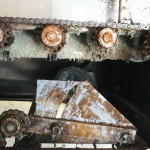 ボール洗浄機チェーン交換工事