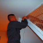 転落防止ネット設置工事