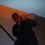 転落防止ネット設置工事