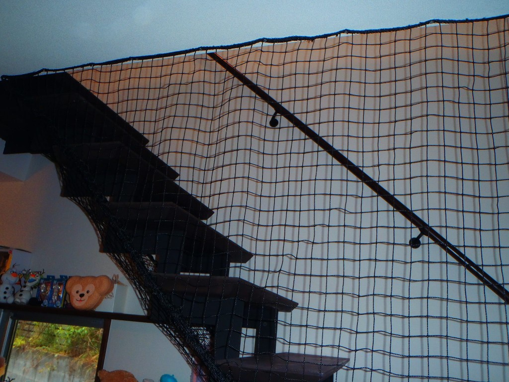 転落防止ネット設置工事