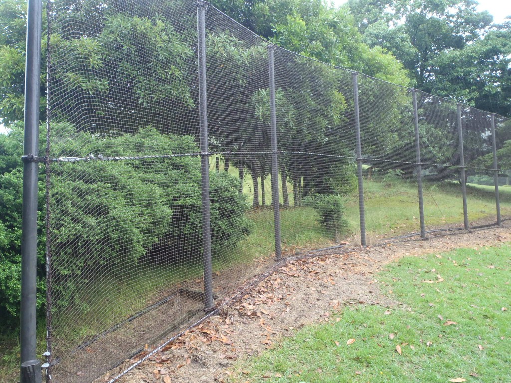 防球ネット設置工事