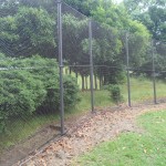 防球ネット設置工事