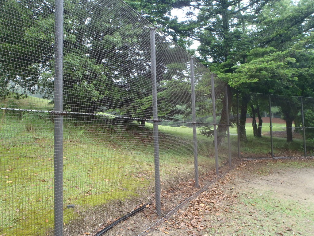 防球ネット設置工事