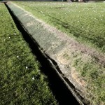 人工芝貼り替え工事