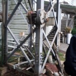 手動ウィンチ交換工事