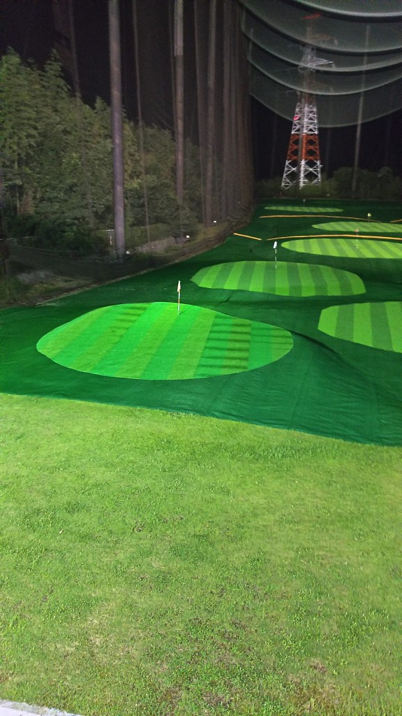 人工芝貼り工事