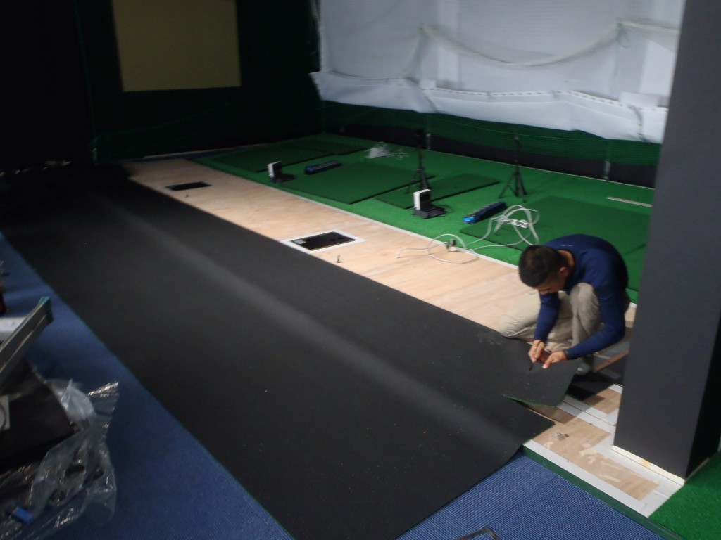 インドアゴルフ施設設置工事