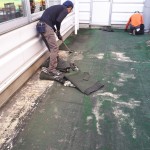 人工芝貼り替え工事