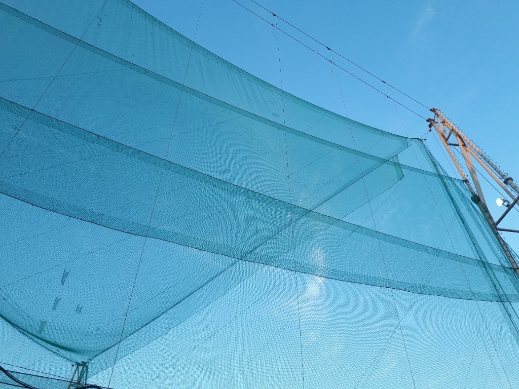 固定張りネット張替工事