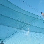 固定張りネット張替工事