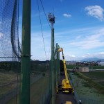 防球ネット張替工事