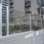 ゴミ置き場ネット張替工事