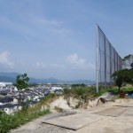 防球ネット撤去工事