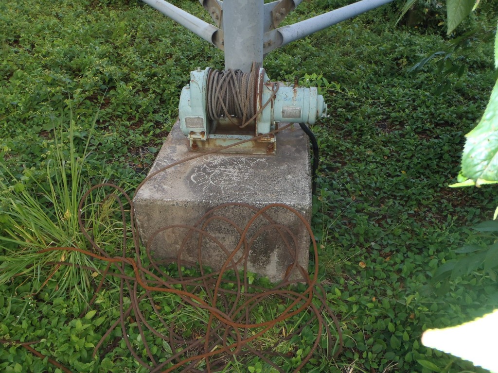 ウィンチワイヤー交換工事