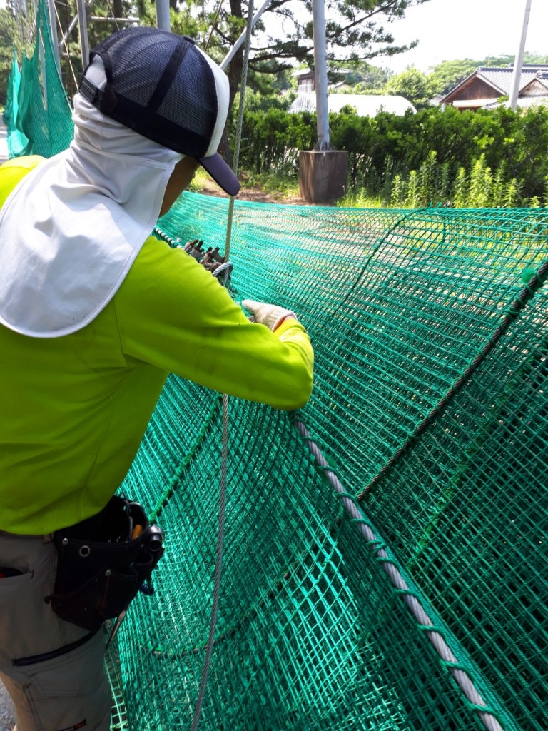 ワイヤー交換工事