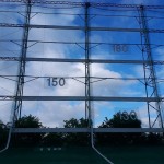 ネット膨れ防止ロープ復旧工事