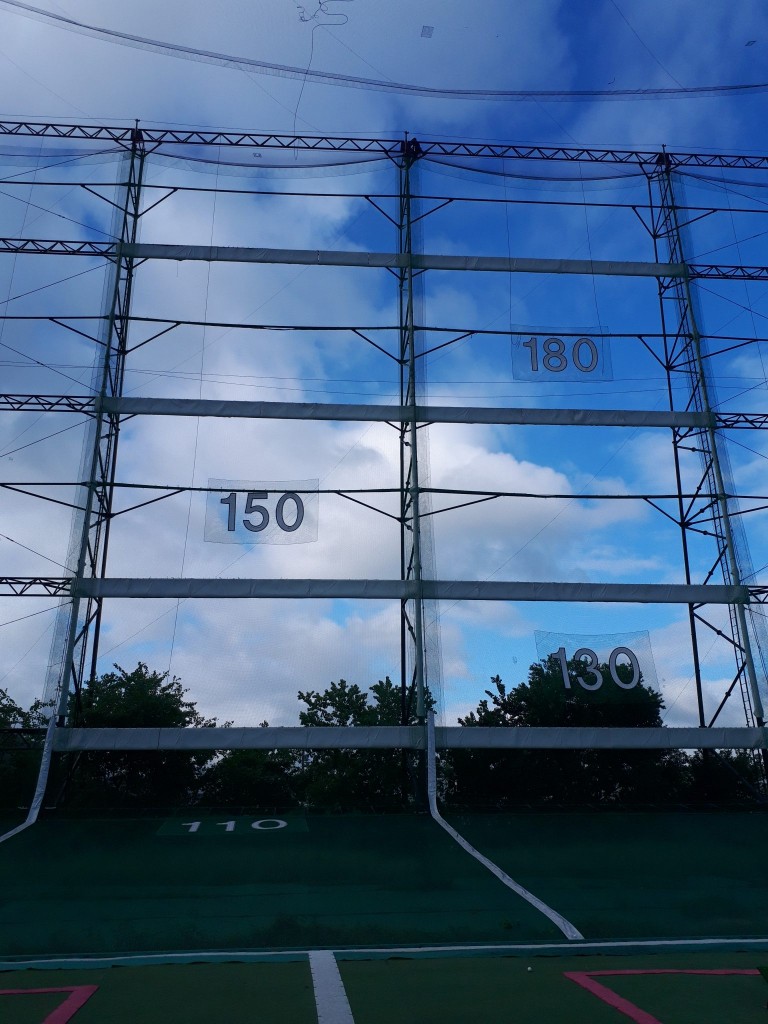 ネット膨れ防止ロープ復旧工事