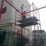 防球ネット張替工事