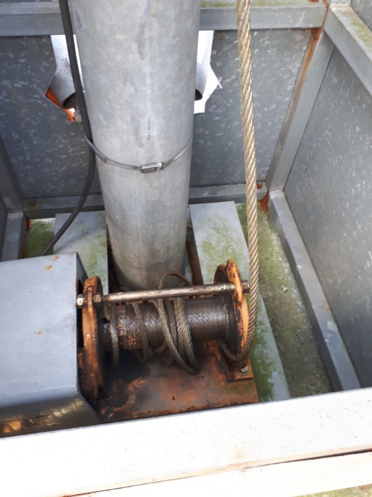 巻ワイヤー交換工事