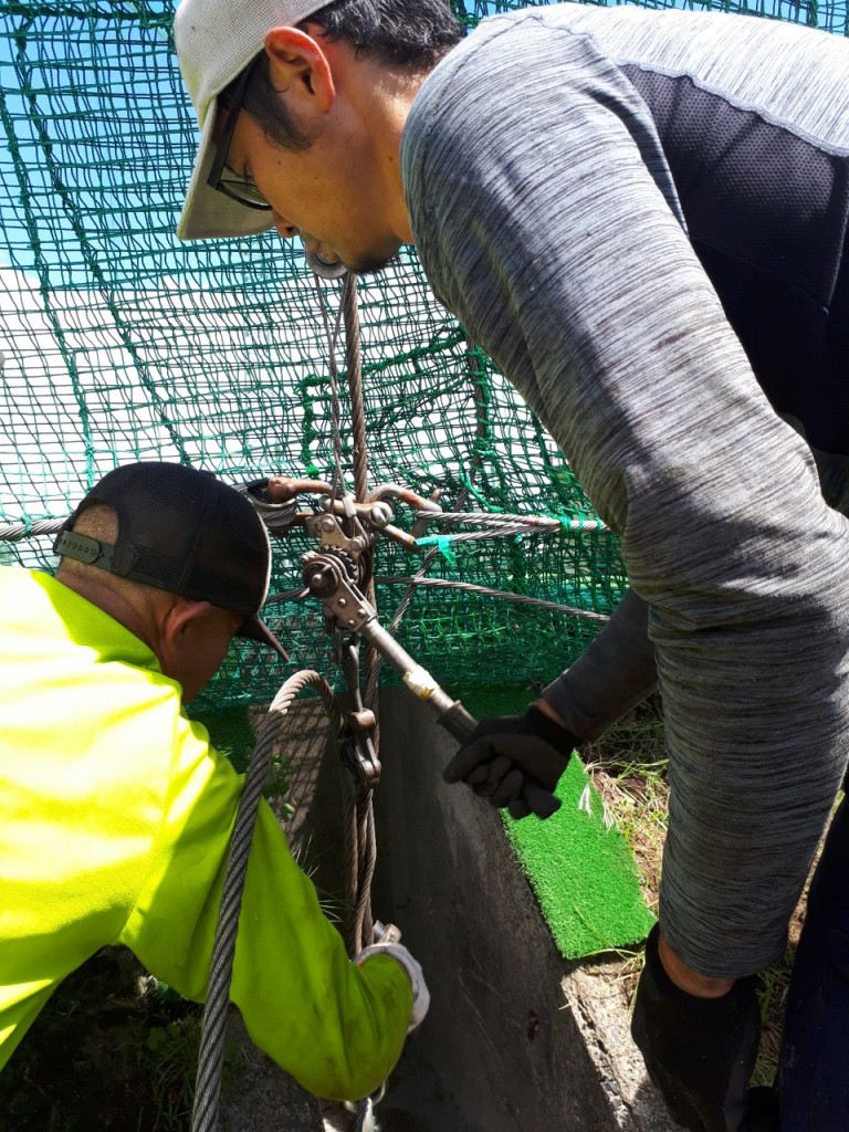 アンカー復旧工事