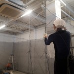 インドアゴルフネット設置工事