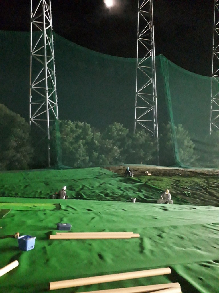 人工芝全面張替え工事