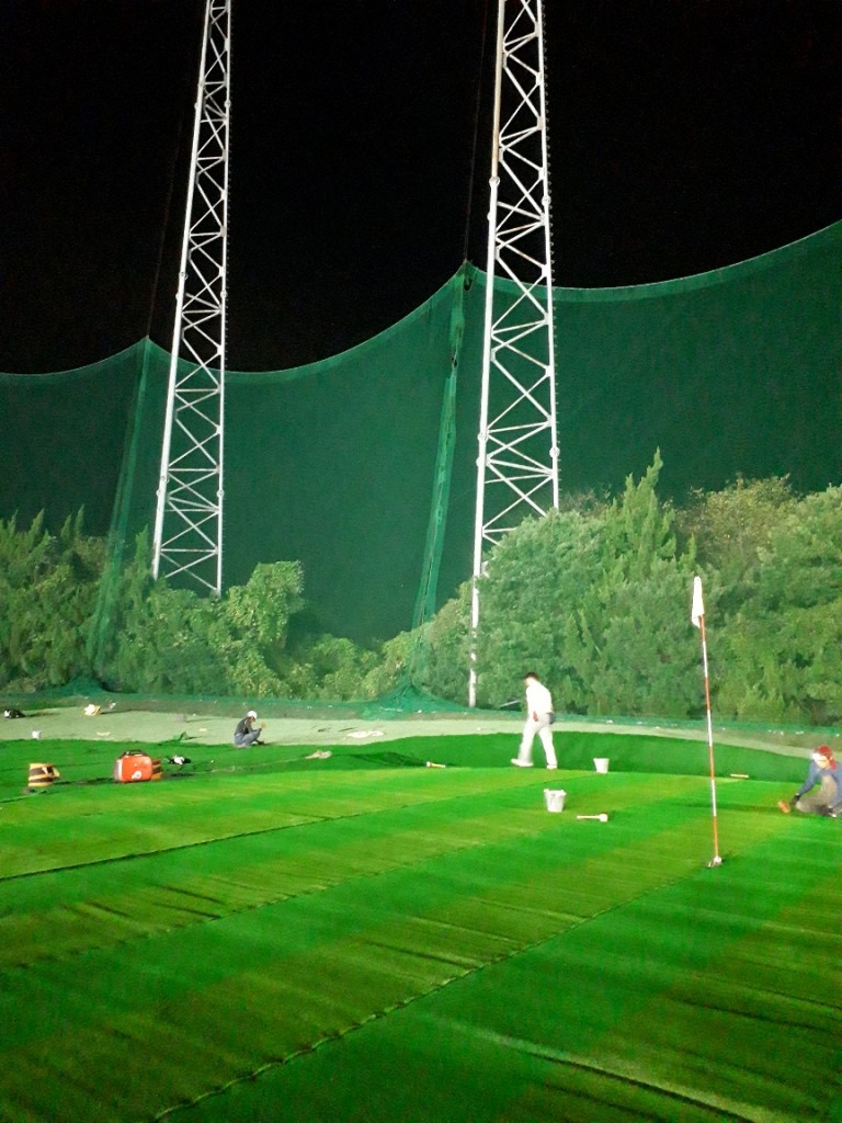 人工芝全面張替え工事